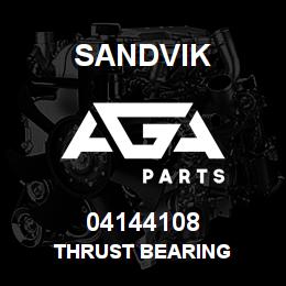 04144108 Sandvik THRUST BEARING | AGA Parts