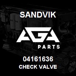 04161636 Sandvik CHECK VALVE | AGA Parts