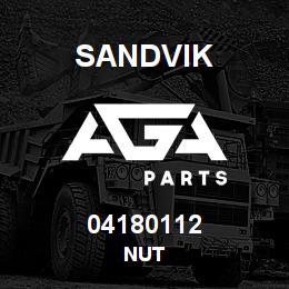 04180112 Sandvik NUT | AGA Parts