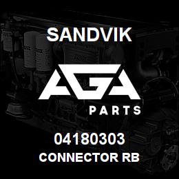 04180303 Sandvik CONNECTOR RB | AGA Parts