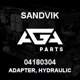 04180304 Sandvik ADAPTER, HYDRAULIC | AGA Parts