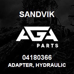 04180366 Sandvik ADAPTER, HYDRAULIC | AGA Parts