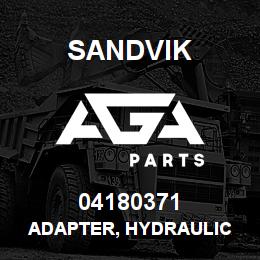 04180371 Sandvik ADAPTER, HYDRAULIC | AGA Parts