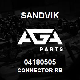 04180505 Sandvik CONNECTOR RB | AGA Parts