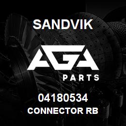 04180534 Sandvik CONNECTOR RB | AGA Parts