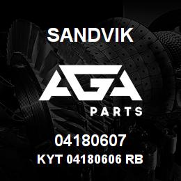 04180607 Sandvik KYT 04180606 RB | AGA Parts