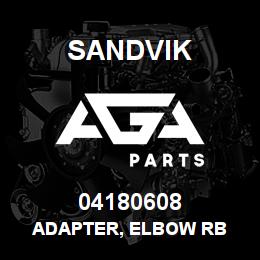 04180608 Sandvik ADAPTER, ELBOW RB | AGA Parts