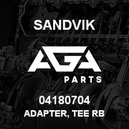 04180704 Sandvik ADAPTER, TEE RB | AGA Parts