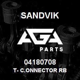 04180708 Sandvik T- C.ONNECTOR RB | AGA Parts