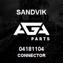 04181104 Sandvik CONNECTOR | AGA Parts