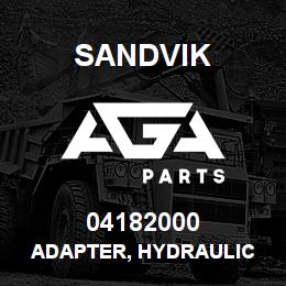 04182000 Sandvik ADAPTER, HYDRAULIC | AGA Parts