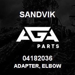 04182036 Sandvik ADAPTER, ELBOW | AGA Parts