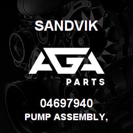 04697940 Sandvik PUMP ASSEMBLY, | AGA Parts