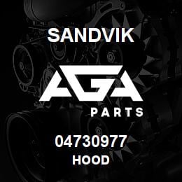 04730977 Sandvik HOOD | AGA Parts