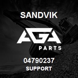 04790237 Sandvik SUPPORT | AGA Parts