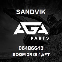 06486643 Sandvik BOOM ZR30 4,5FT | AGA Parts