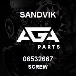 06532667 Sandvik SCREW | AGA Parts