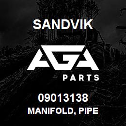 09013138 Sandvik MANIFOLD, PIPE | AGA Parts