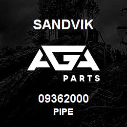 09362000 Sandvik PIPE | AGA Parts