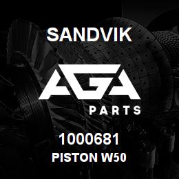 1000681 Sandvik PISTON W50 | AGA Parts