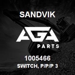 1005466 Sandvik SWITCH, P/P/P 3 | AGA Parts