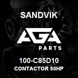 100-C85D10 Sandvik CONTACTOR 60HP | AGA Parts