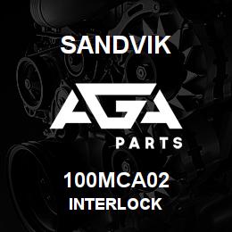 100MCA02 Sandvik INTERLOCK | AGA Parts