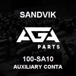 100-SA10 Sandvik AUXILIARY CONTA | AGA Parts