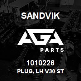 1010226 Sandvik PLUG, LH V30 ST | AGA Parts