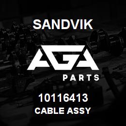10116413 Sandvik CABLE ASSY | AGA Parts