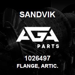 1026497 Sandvik FLANGE, ARTIC. | AGA Parts