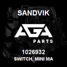 1026932 Sandvik SWITCH, MINI MA | AGA Parts
