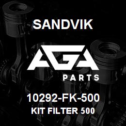 10292-FK-500 Sandvik KIT FILTER 500 | AGA Parts