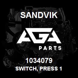 1034079 Sandvik SWITCH, PRESS 1 | AGA Parts