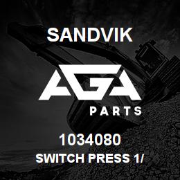 1034080 Sandvik SWITCH PRESS 1/ | AGA Parts