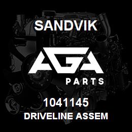 1041145 Sandvik DRIVELINE ASSEM | AGA Parts