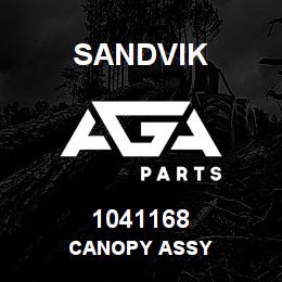 1041168 Sandvik CANOPY ASSY | AGA Parts