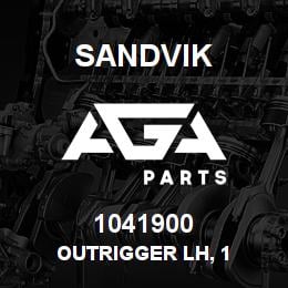 1041900 Sandvik OUTRIGGER LH, 1 | AGA Parts