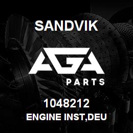 1048212 Sandvik ENGINE INST,DEU | AGA Parts