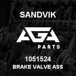 1051524 Sandvik BRAKE VALVE ASS | AGA Parts
