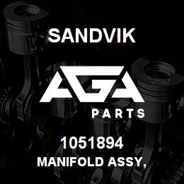1051894 Sandvik MANIFOLD ASSY, | AGA Parts