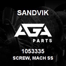 1053335 Sandvik SCREW, MACH SS | AGA Parts