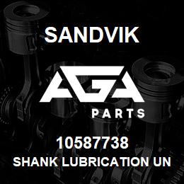 10587738 Sandvik SHANK LUBRICATION UNIT | AGA Parts
