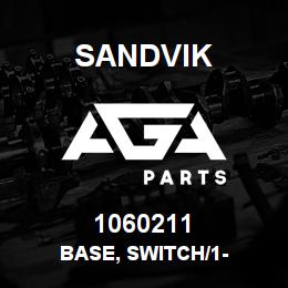 1060211 Sandvik BASE, SWITCH/1- | AGA Parts