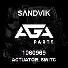 1060969 Sandvik ACTUATOR, SWITC | AGA Parts