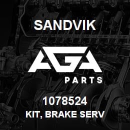 1078524 Sandvik KIT, BRAKE SERV | AGA Parts