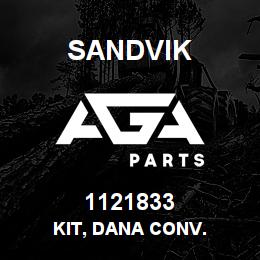 1121833 Sandvik KIT, DANA CONV. | AGA Parts