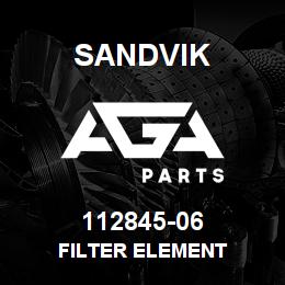 112845-06 Sandvik FILTER ELEMENT | AGA Parts