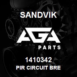 1410342 Sandvik PIR CIRCUIT BRE | AGA Parts