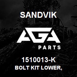 1510013-K Sandvik BOLT KIT LOWER, | AGA Parts